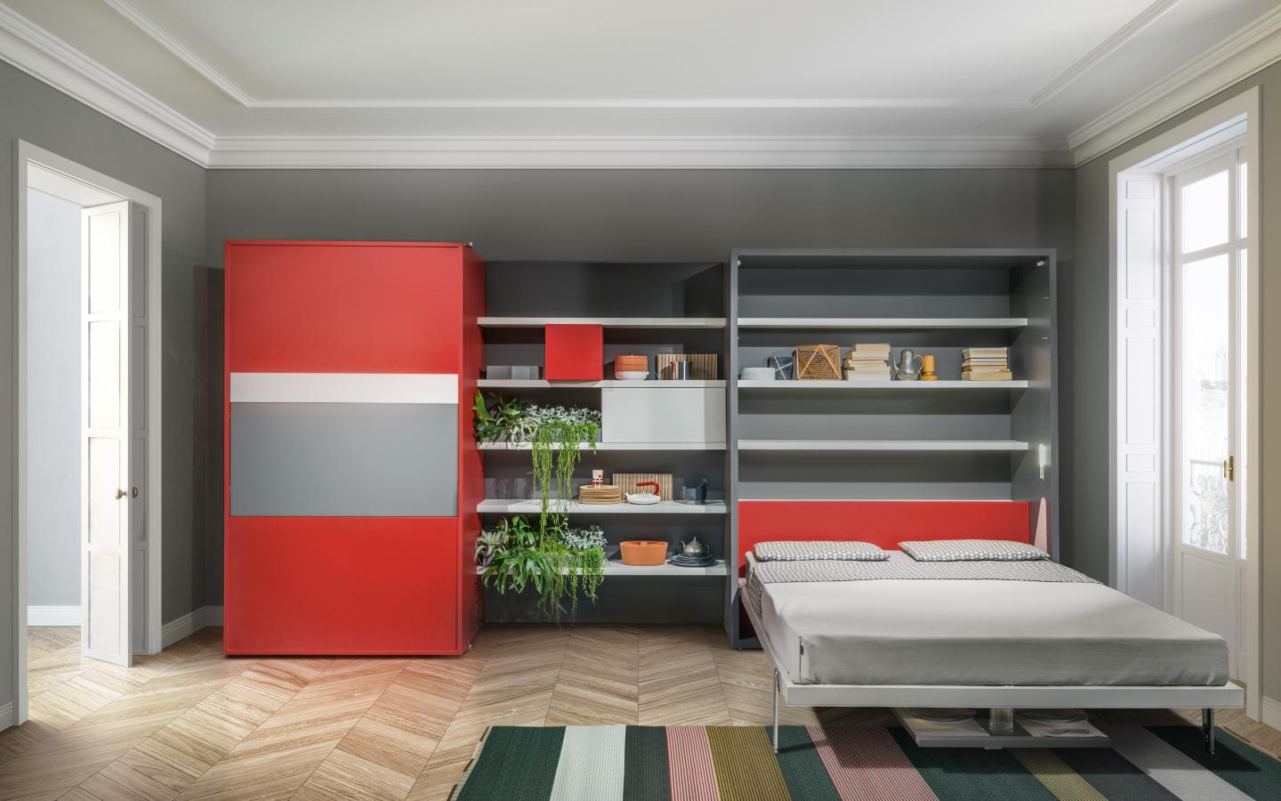 Penelope 2 Dining, Wall bed - Bonbon Compact Living