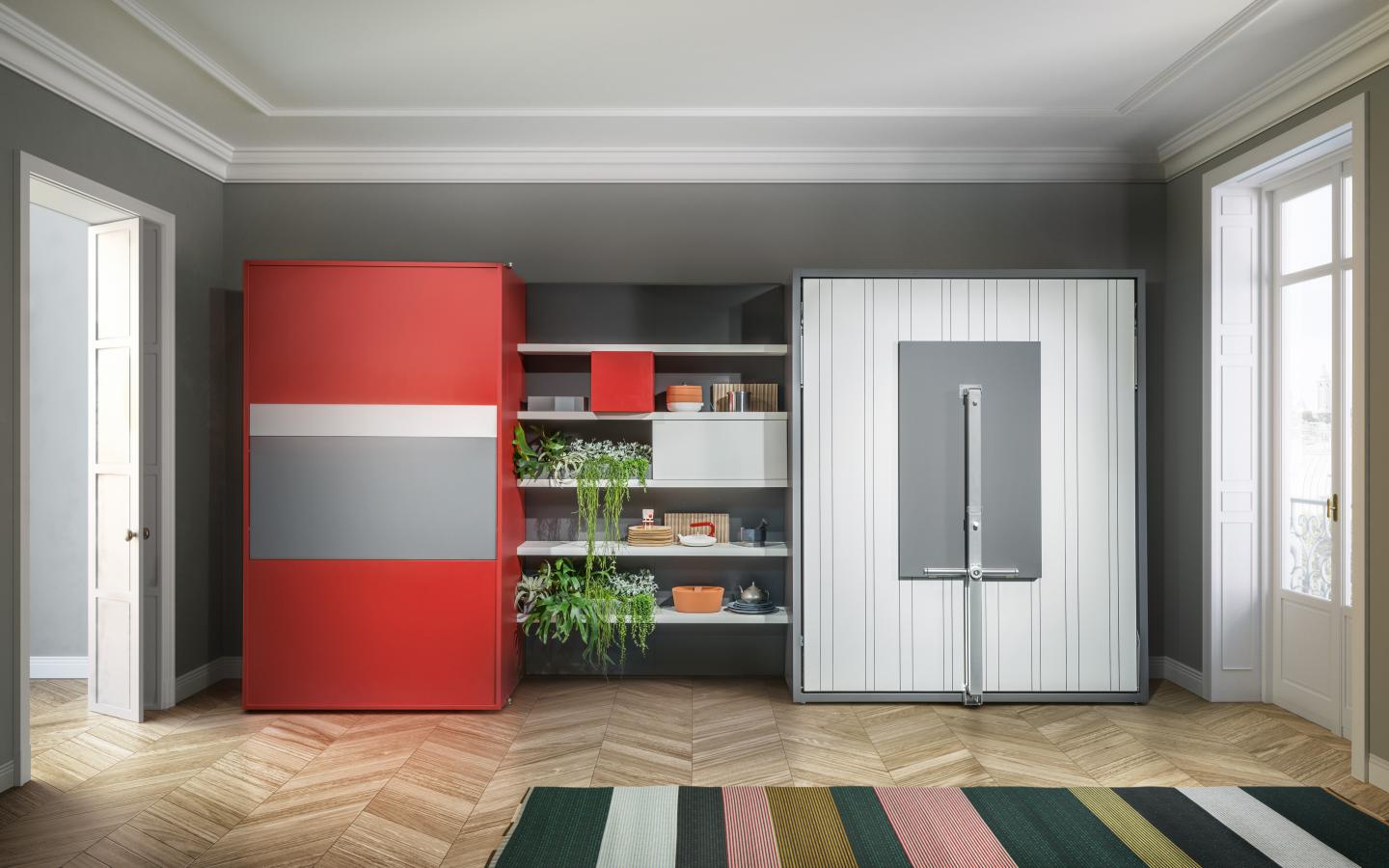 Penelope 2 Dining, Wall bed - Bonbon Compact Living