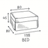POP Ottoman Bed, Ottoman bed - Bonbon Compact Living