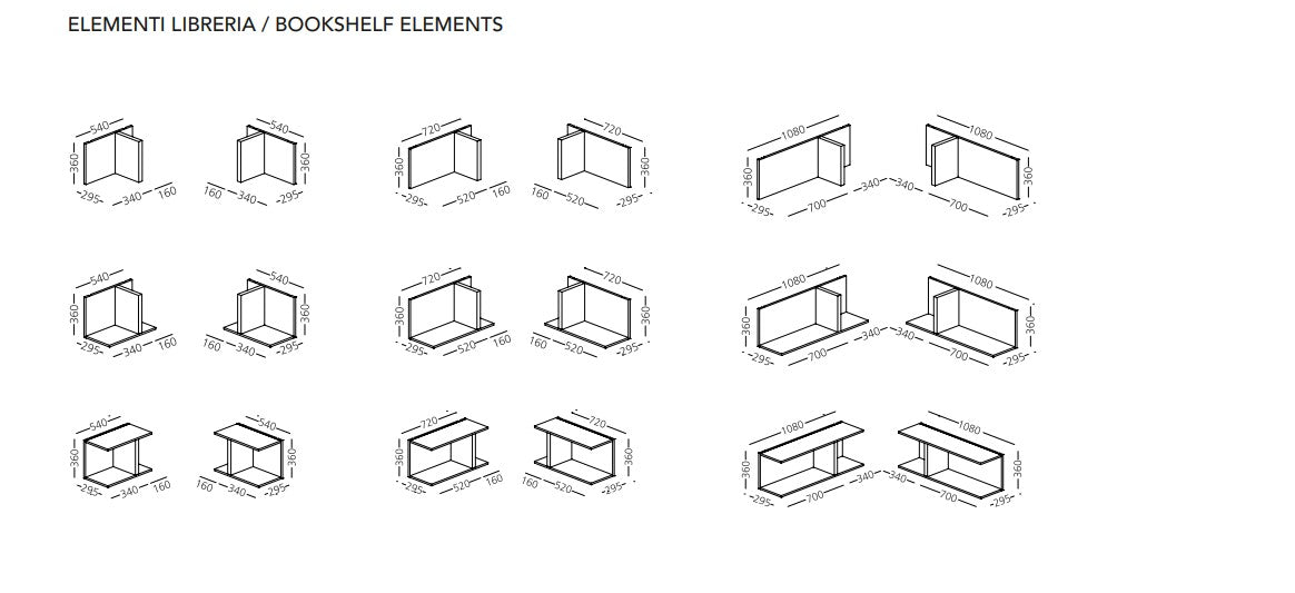 Tetris units for wall beds,  - Bonbon Compact Living