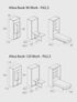 Altea Work 90/120, Wall bed - Bonbon Compact Living